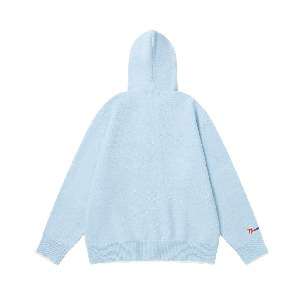 Hooded pullover sweater for men