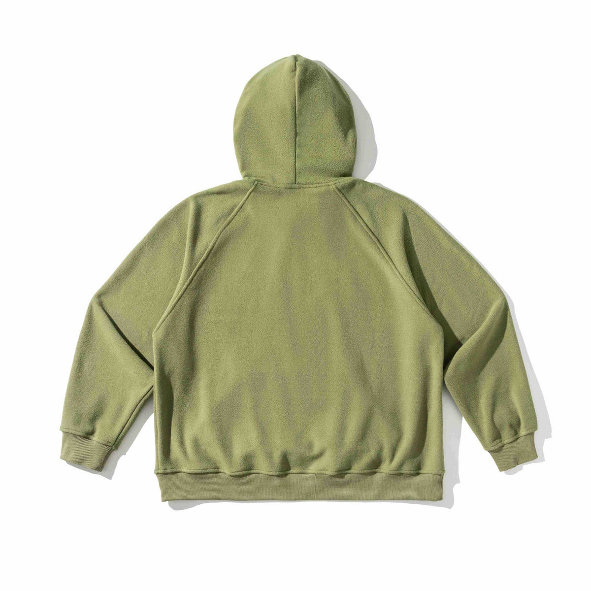 Letter Patch Embroidered Loose Fit Hooded Fleece Hoodie for Men
