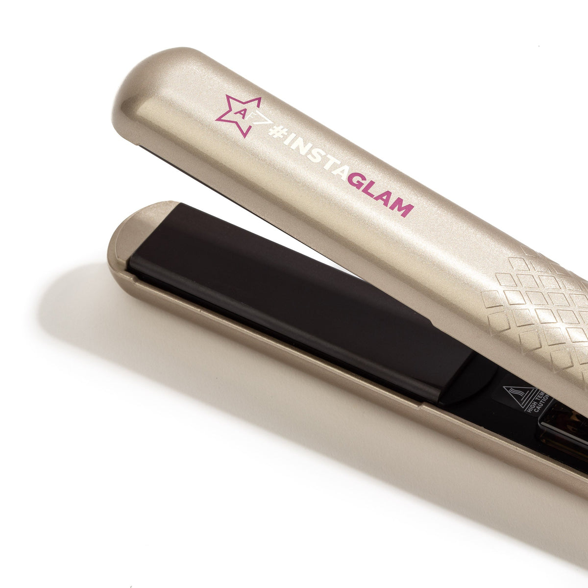 Instaglam 1.25" Flat Iron with Rose Gold Accents