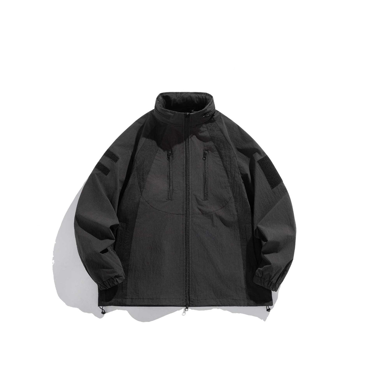Outdoor Functional Hooded Jacket for Men - Mountain Style Loose Casual Workwear Coat