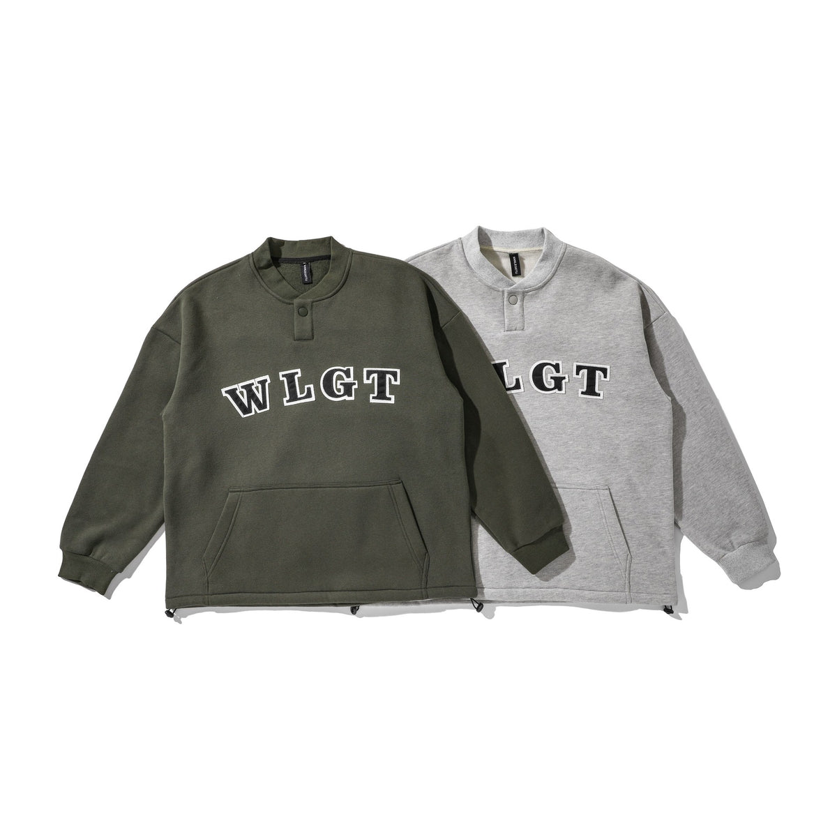 Letter Patch Embroidered Loose Unisex Fleece Hoodie