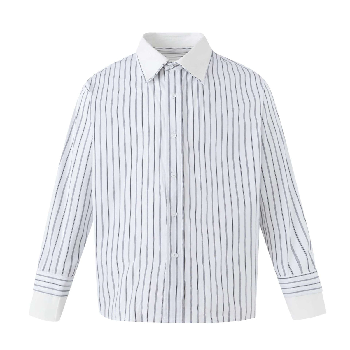 Vintage Retro Plaid Long Sleeve Turn-down Collar Casual Shirt
