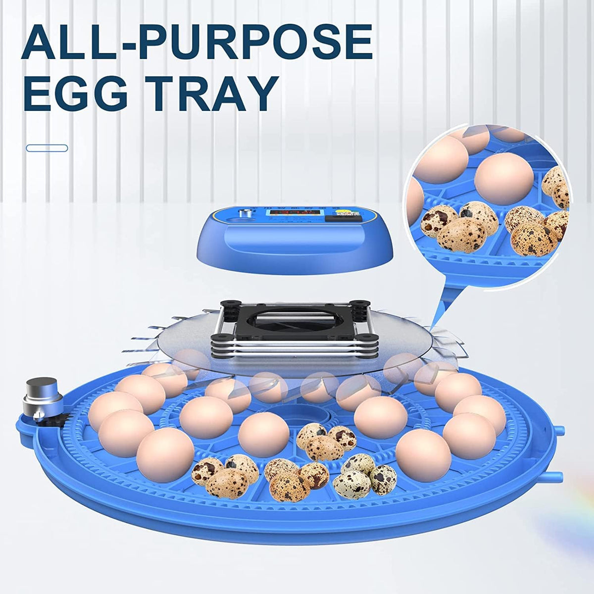 52 Egg Incubator with Automatic Turning and Led Display