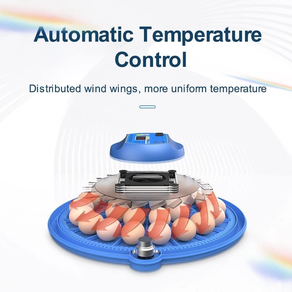 52 Egg Incubator with Automatic Turning and Led Display