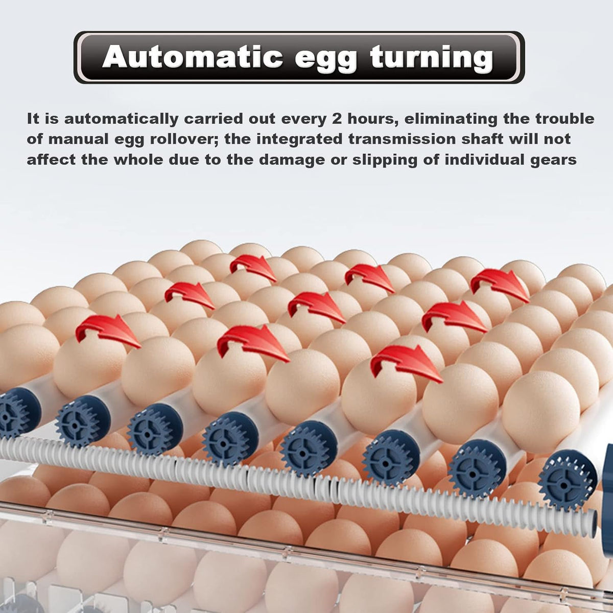 128 Egg Incubator with Automatic Turning and Led Display