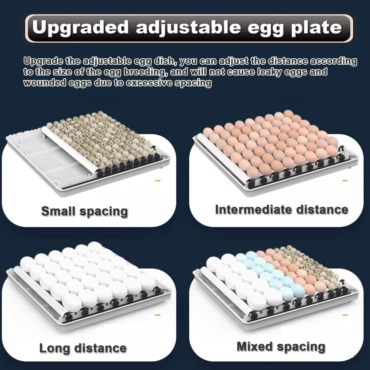 128 Egg Incubator with Automatic Turning and Led Display