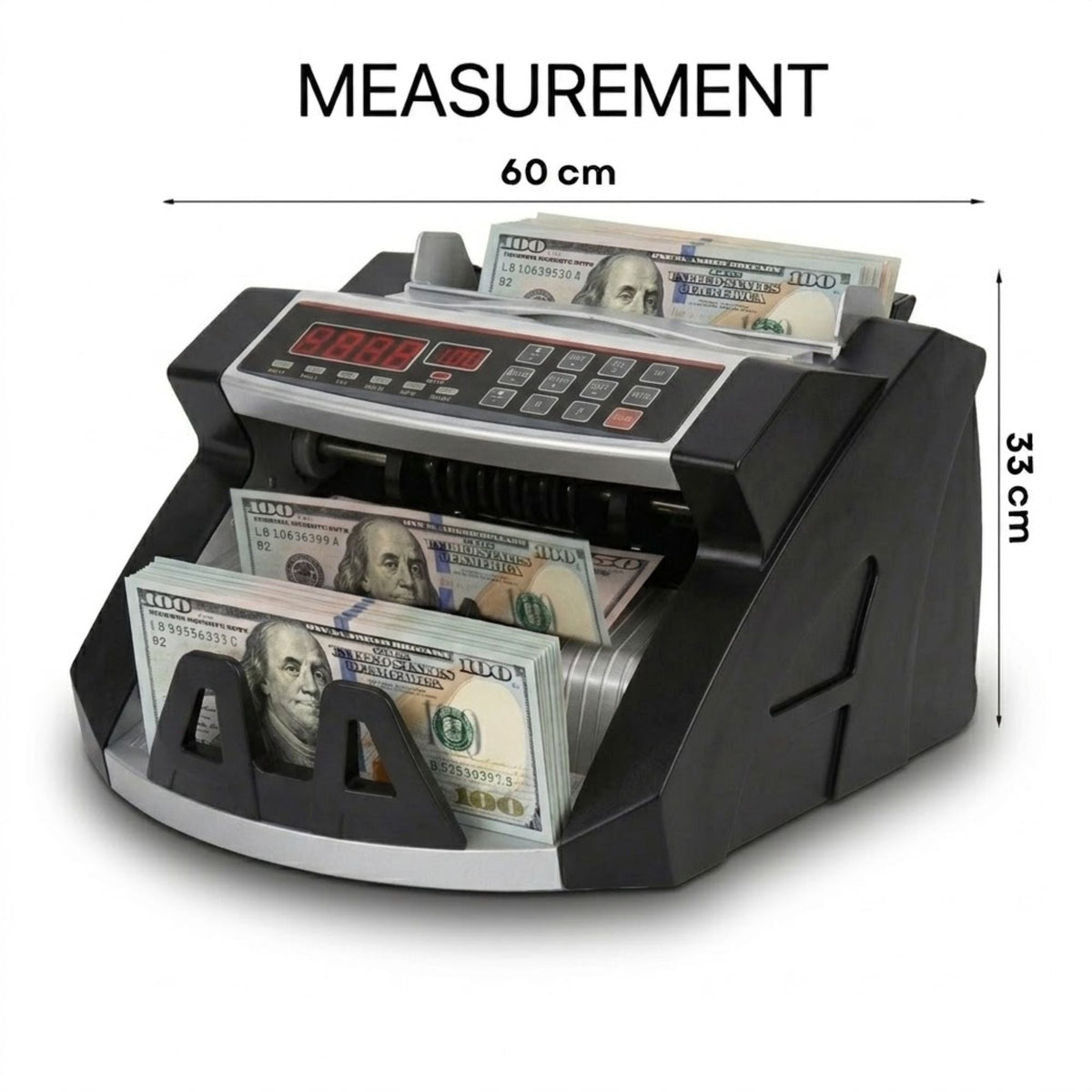 Money Counter Machine with Uv Detection for Aud Dollars