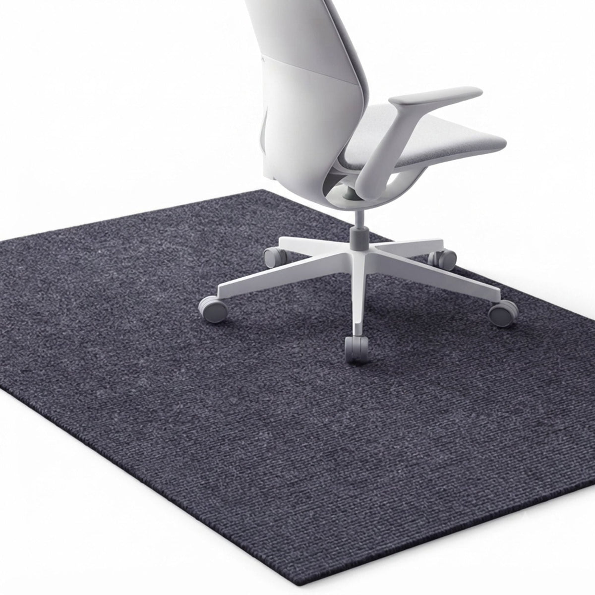 Office Chair Mat Hard Floor Protector 120x90 cm Anti - Slip Grey