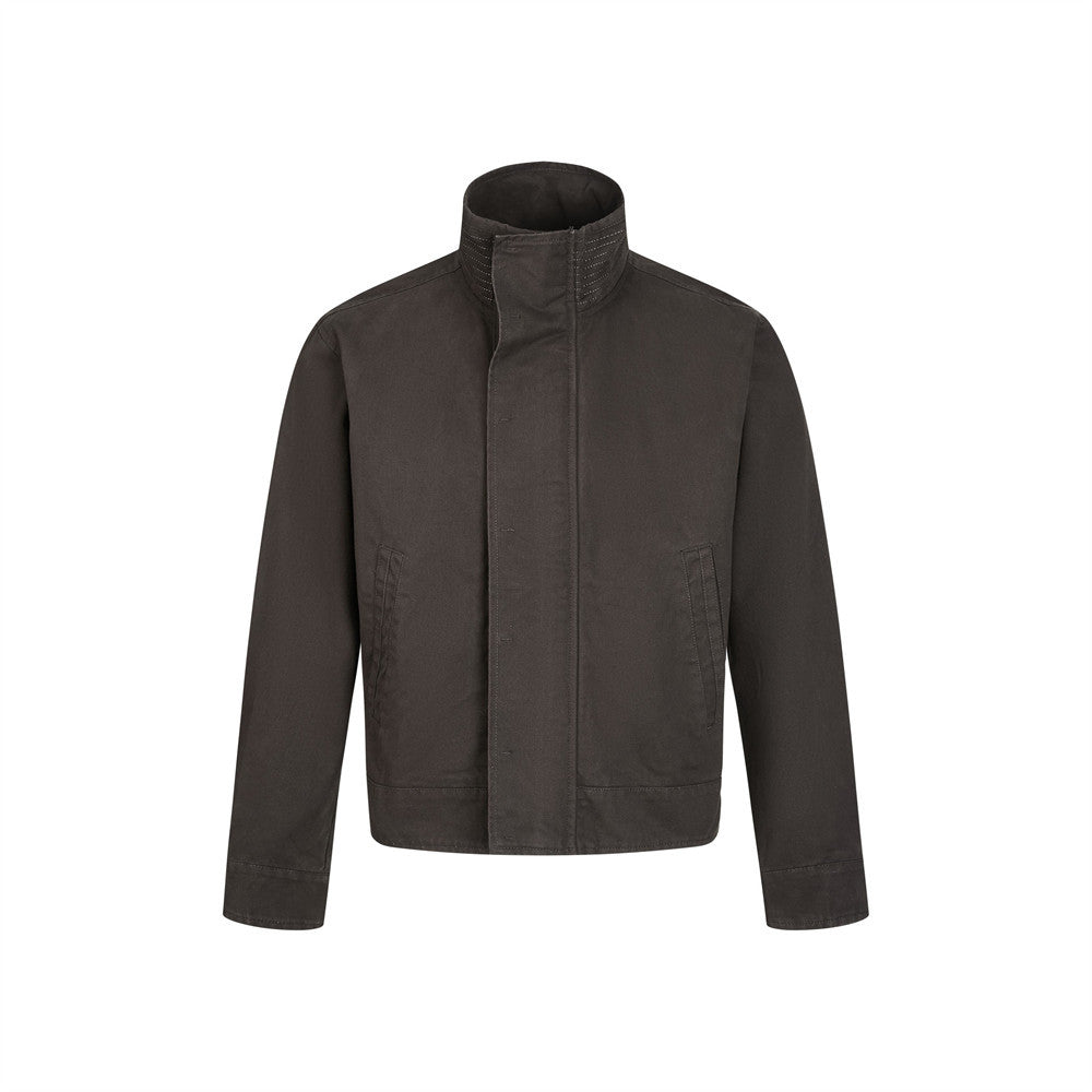 High neck short jacket