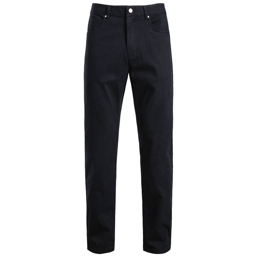 2026 Spring Pure Cotton Men's Casual Straight-Leg Pants Breathable Men's Trousers Youth Business Versatile Fashion Long Pants For Men