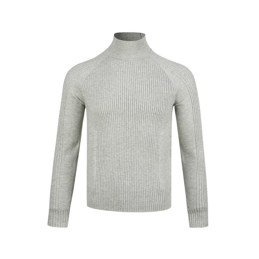 Long sleeved high neck knitted base shirt