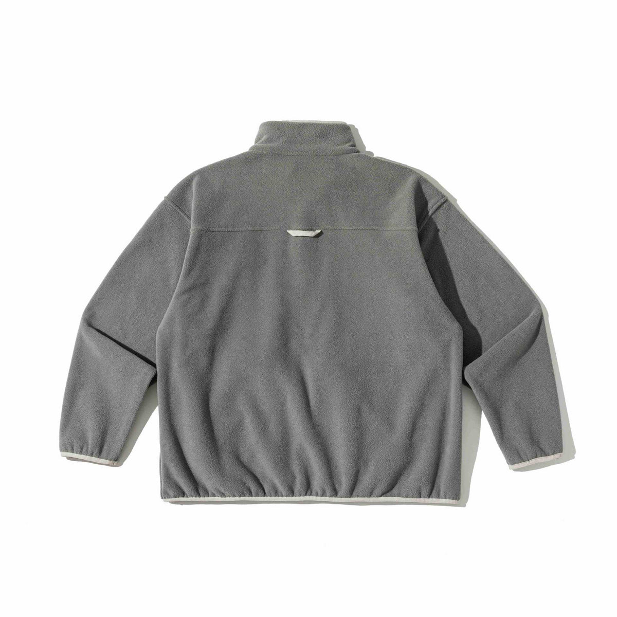 Letter Embroidery Long Sleeve Zipper Pocket Stand Collar Zipper Closure Hoodie Men