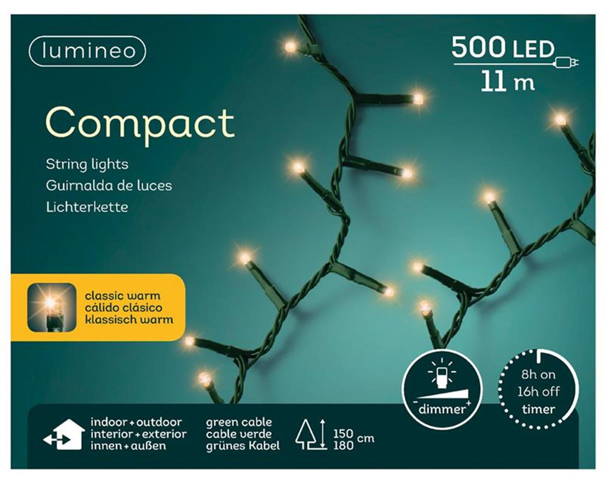 Lumineo LED lighting compact lights outdoor 500 lamps 11 meters