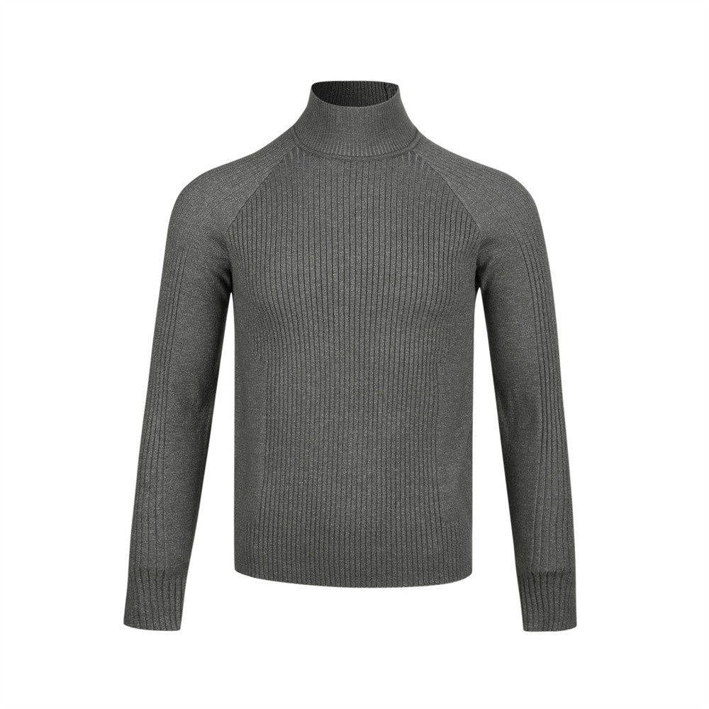 Long sleeved high neck knitted base shirt