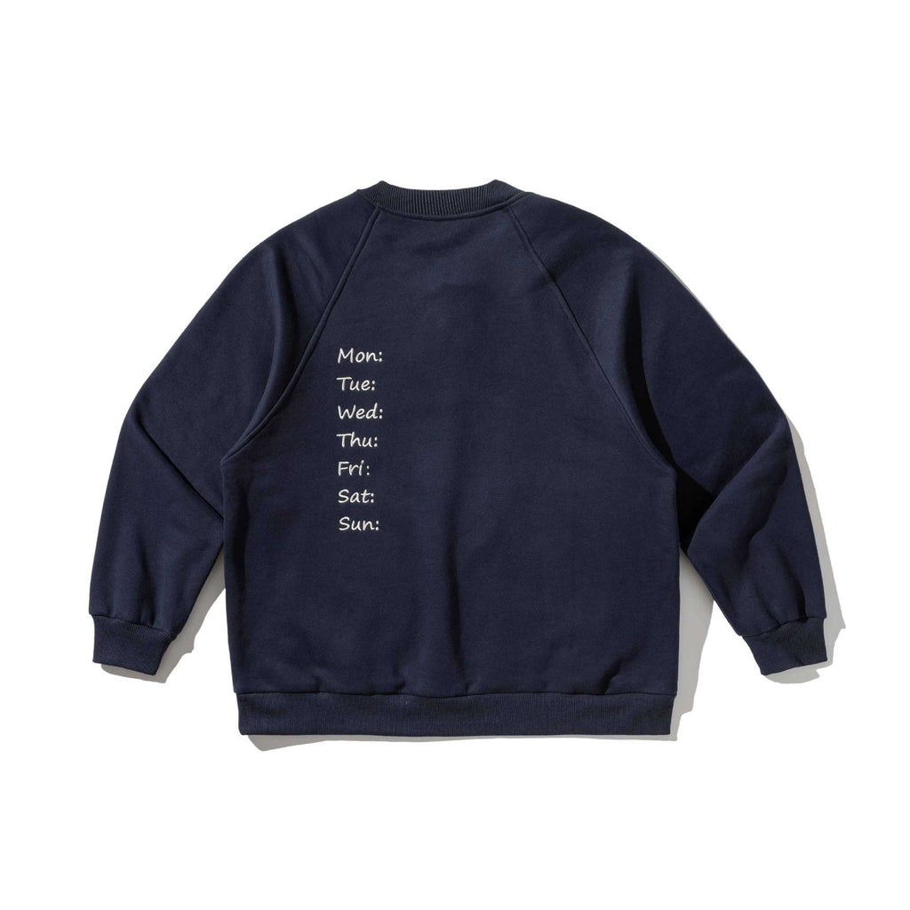 Fleece Lined Crewneck Hoodie with Letter Embroidery, Youth Trendy Pullover Sweatshirt
