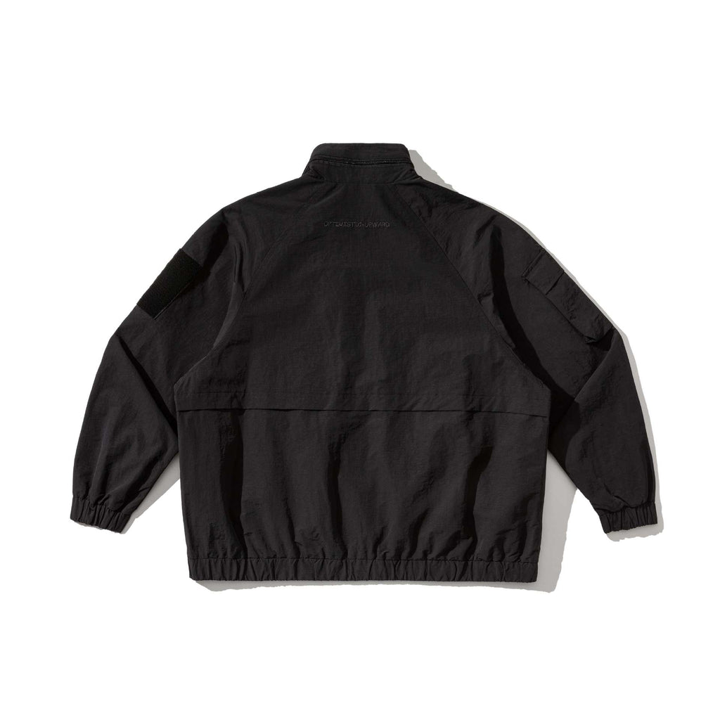 Outdoor functional windproof stand-up collar multi-pocket work jacket for men
