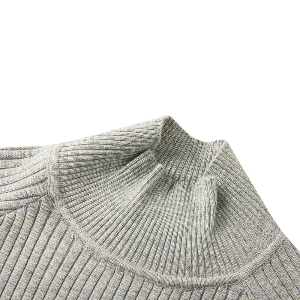 Long sleeved high neck knitted base shirt