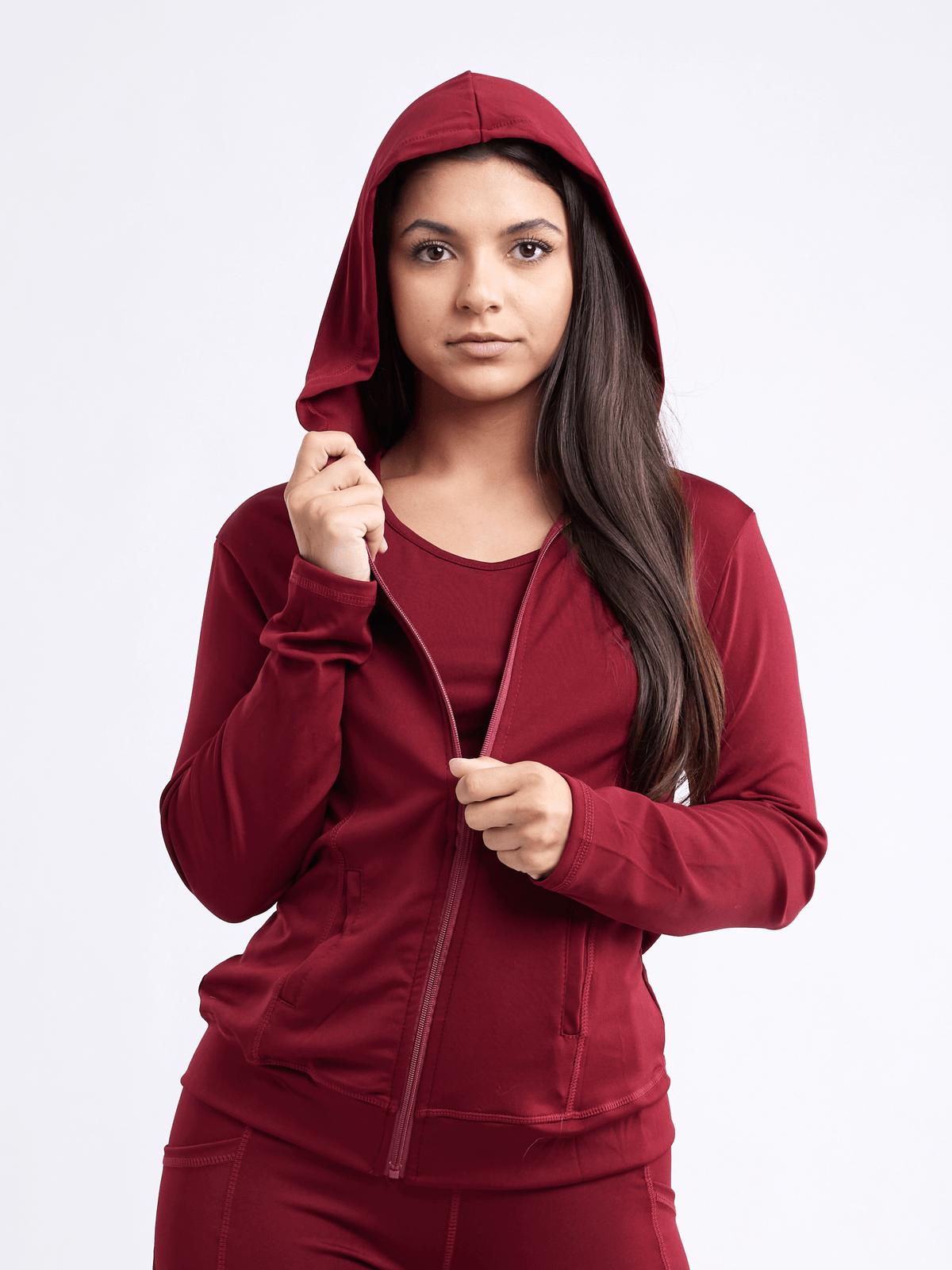 JupiterGear Athletic Fitted Zip-Up Hoodie Jacket with Pockets
