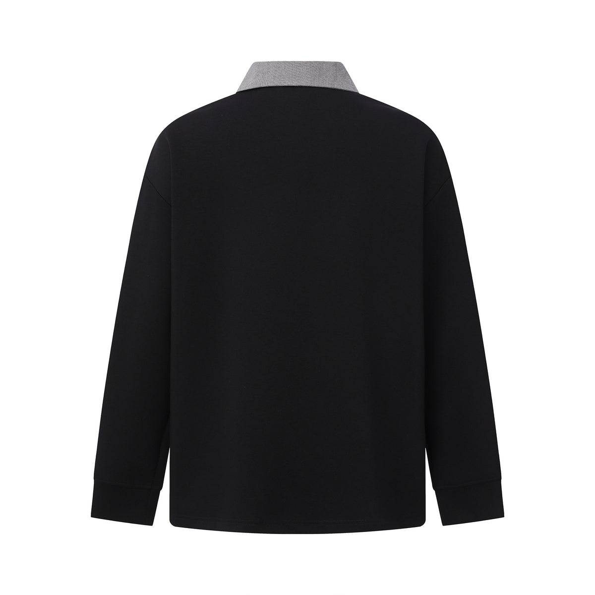 Color-block Turn-down Collar Hoodie Men's Vintage Streetwear Loose Casual Versatile Top