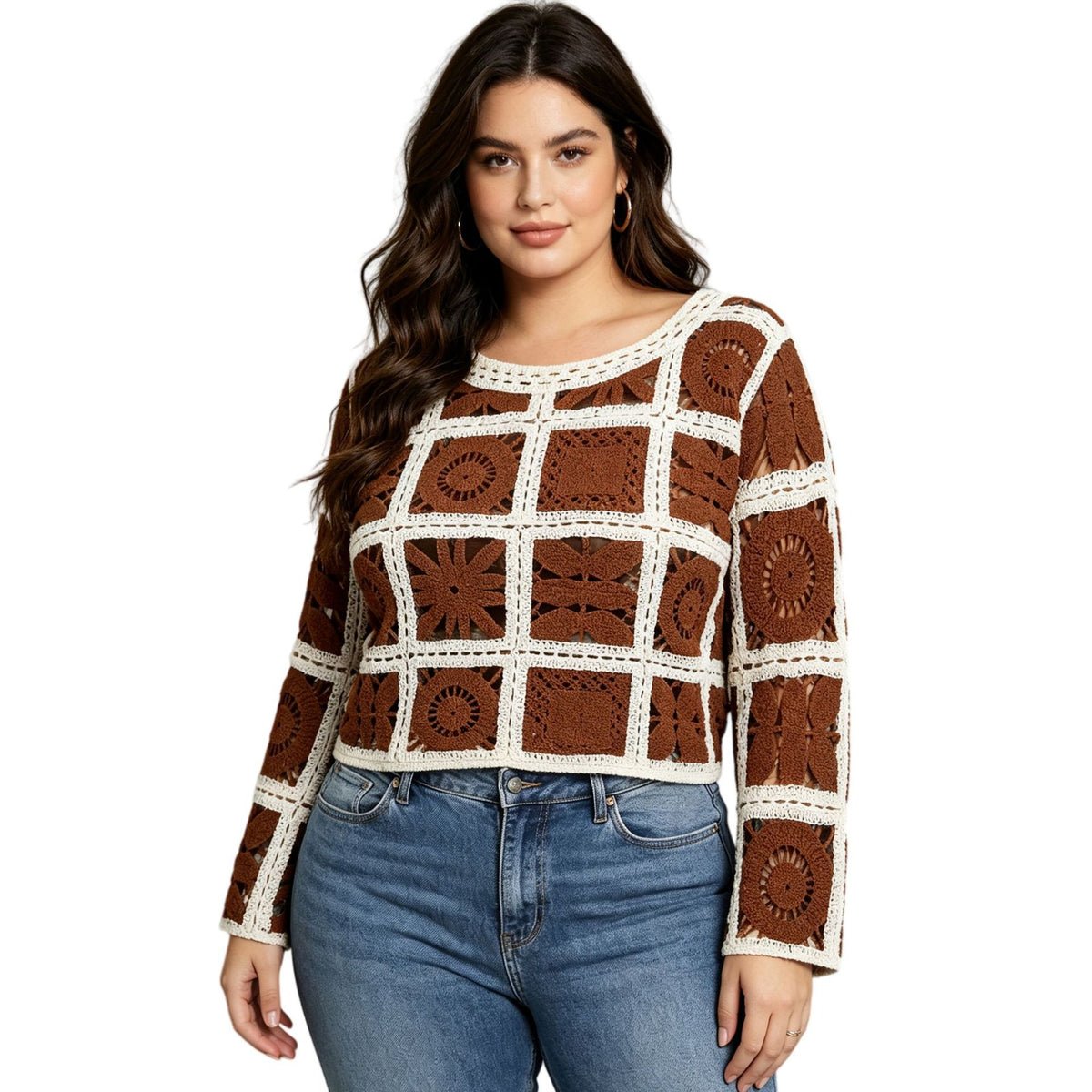 Checkered hollow top