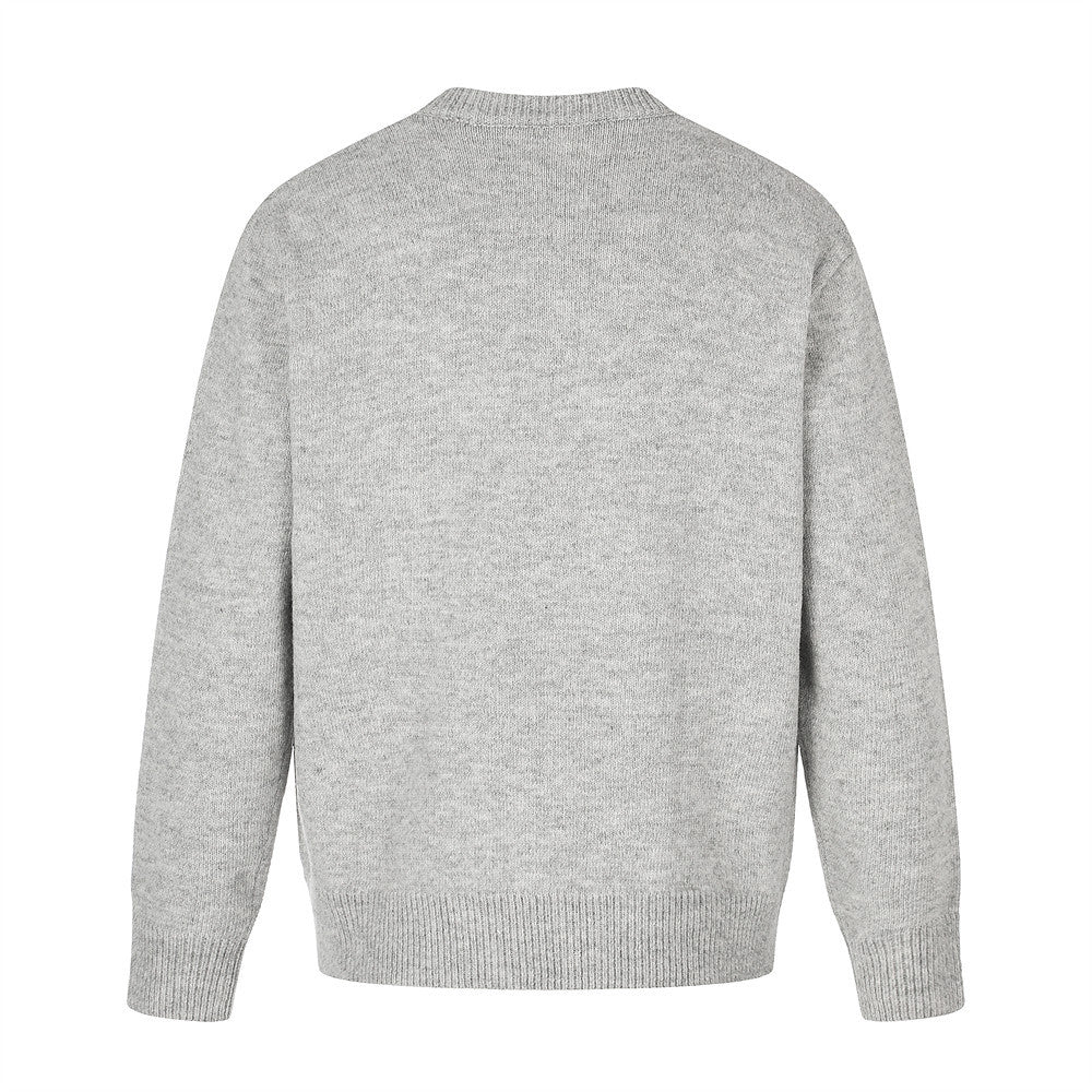 Men's loose cardigan sweater