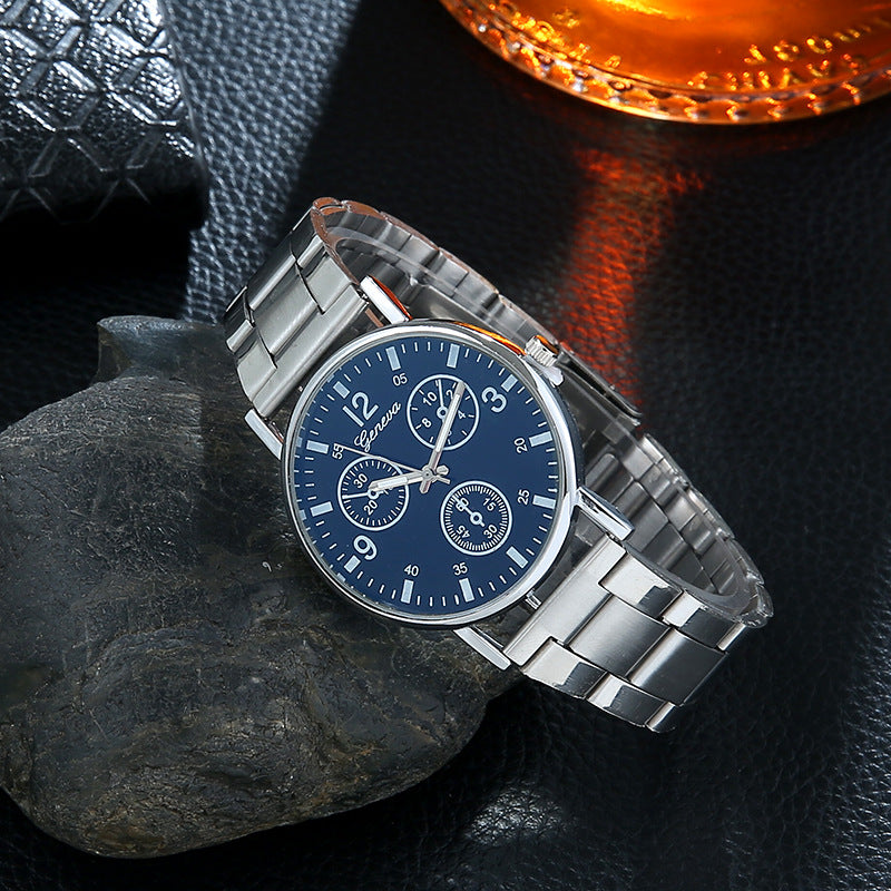 Men's Casual Blue Light Watch