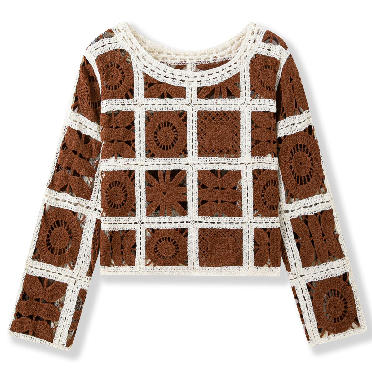 Checkered hollow top