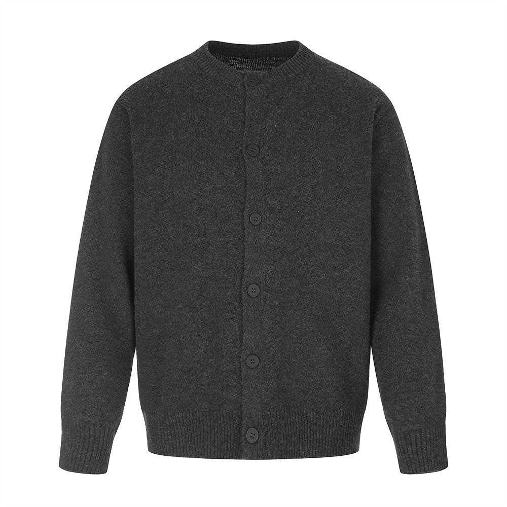 Men's loose cardigan sweater