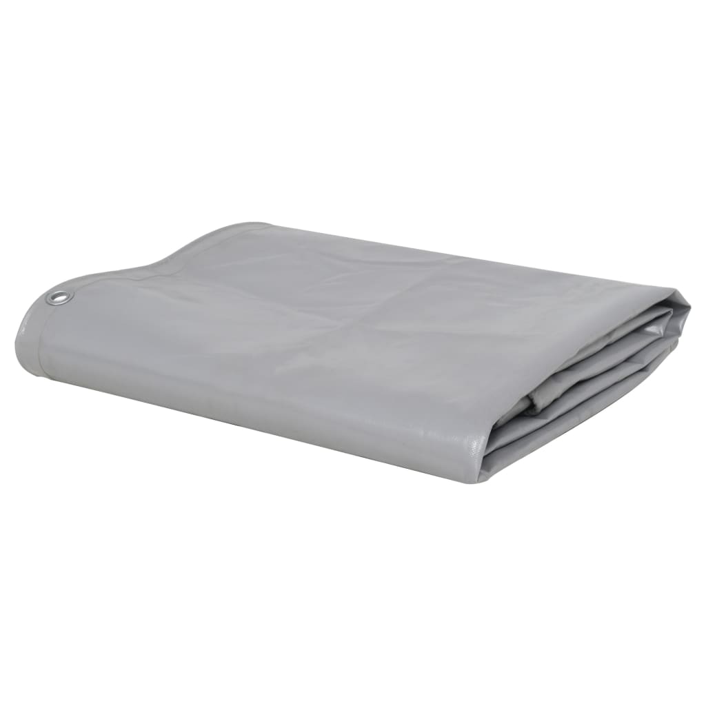 Vidaxl tarpaulin 650 g m² 4x7 m gray