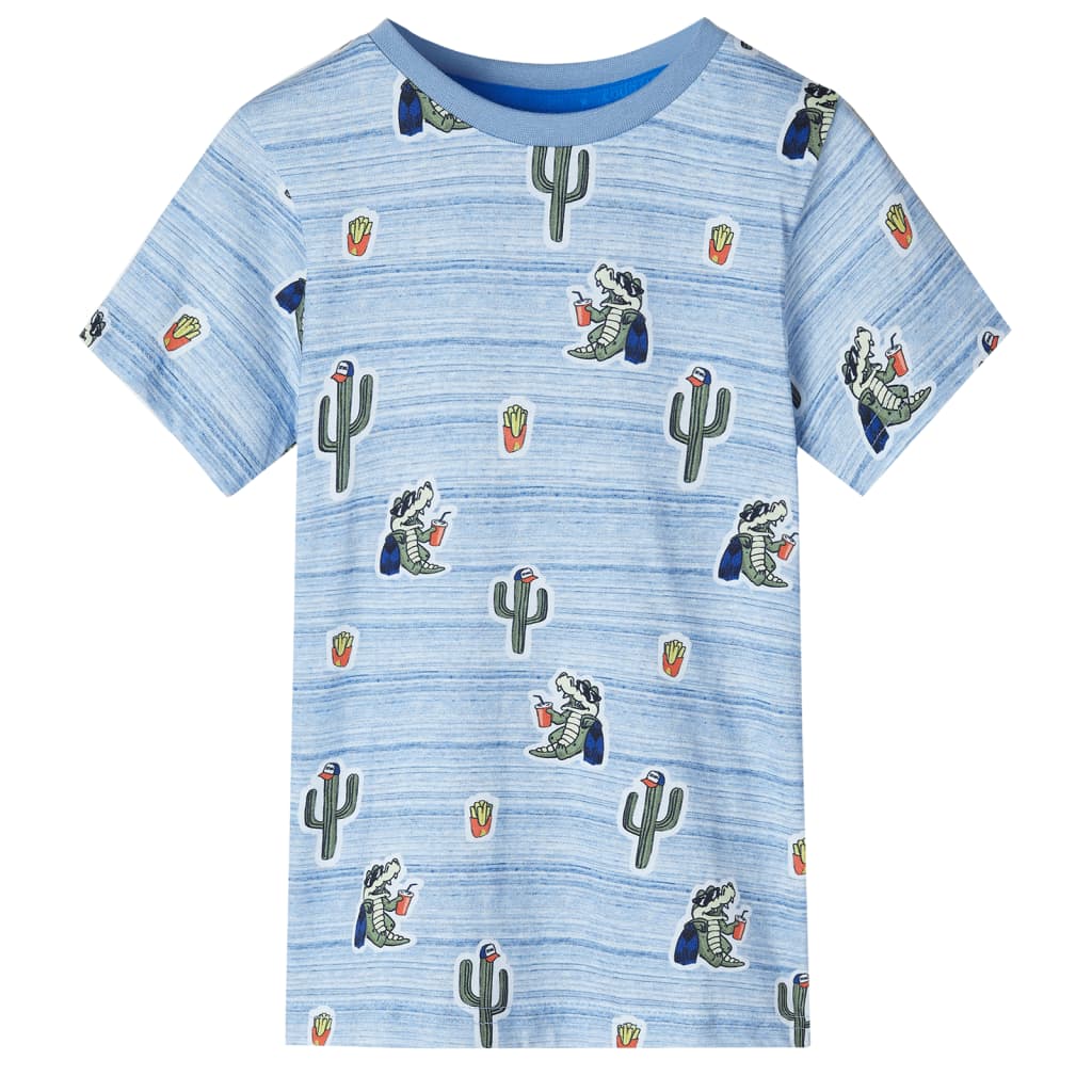 Vidaxl kids' T-shirt 128 mixed blue