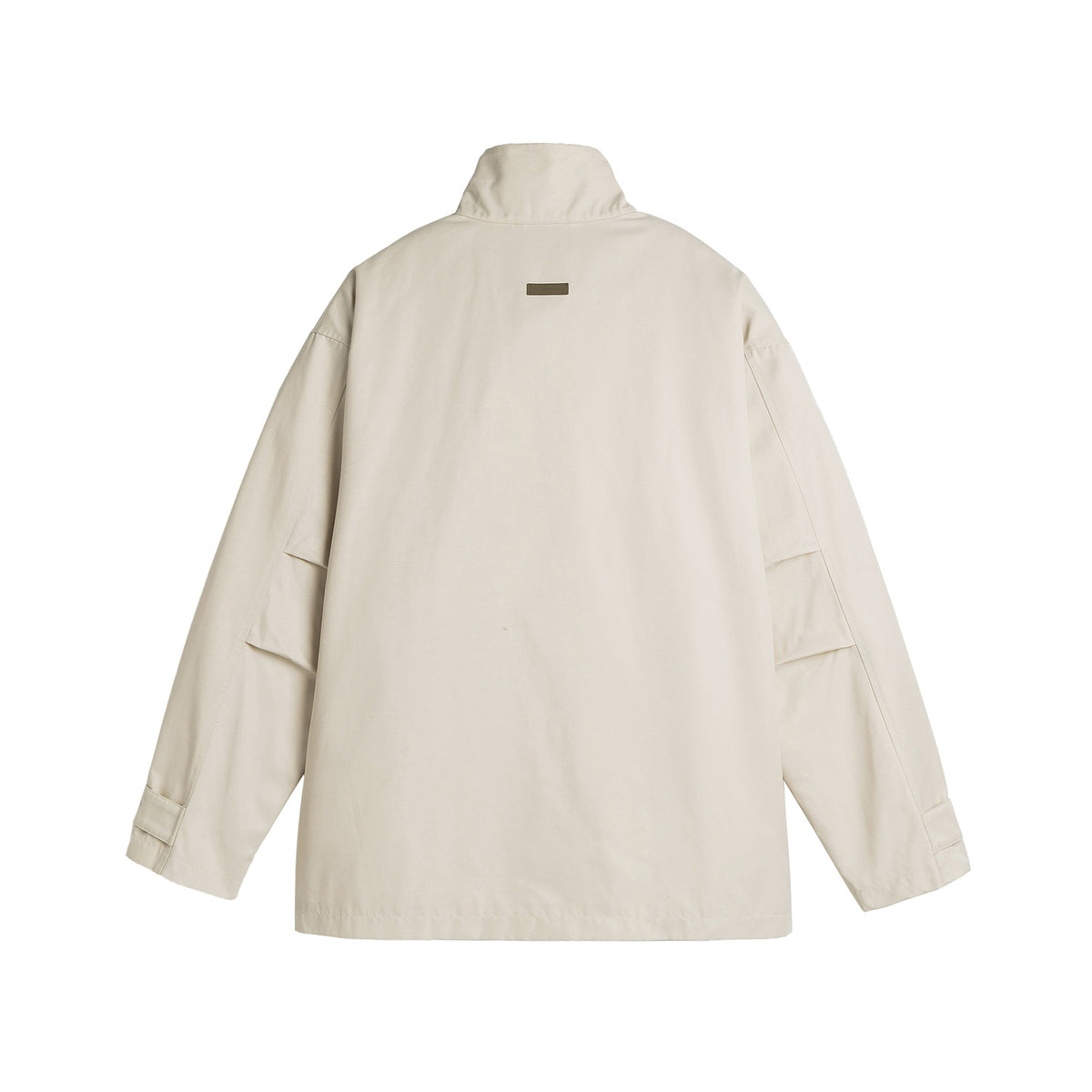 Casual Solid Color Loose Oversized Stand Collar Trench Coat Jacket for Men