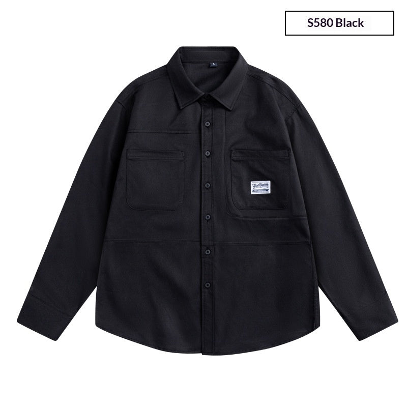 Mens Loose-fit Trendy Versatile Casual Shirt