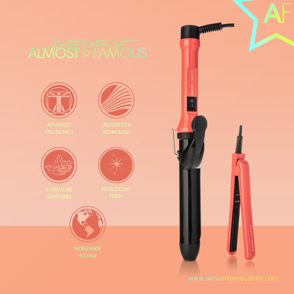 "Beach Wave Babe" 2-Piece Set with Curling Wand & Mini ToGo