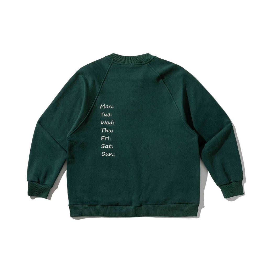 Fleece Lined Crewneck Hoodie with Letter Embroidery, Youth Trendy Pullover Sweatshirt