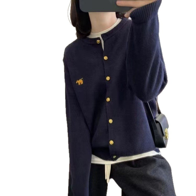 Casual soft and sticky cardigan sweater jacket