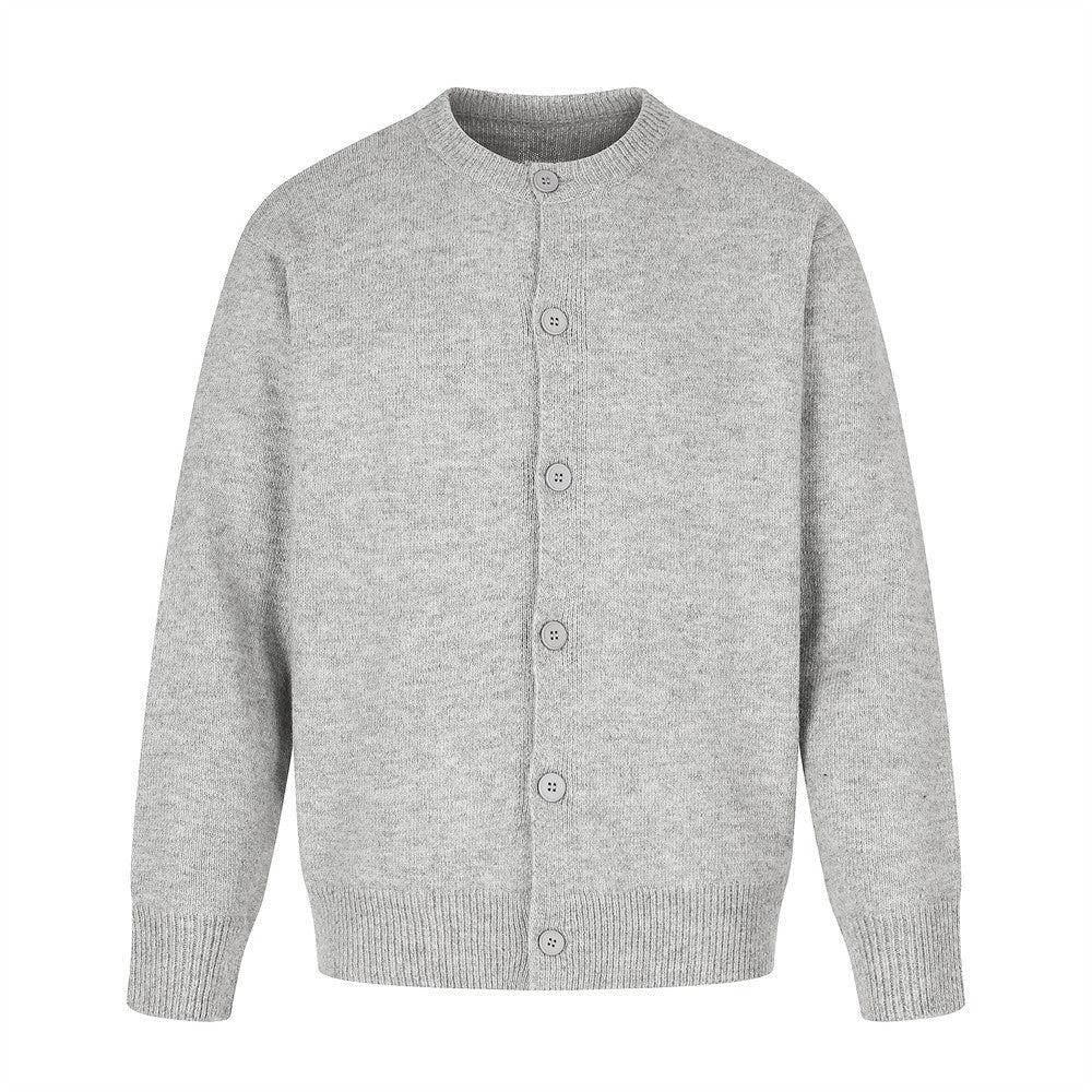 Men's loose cardigan sweater
