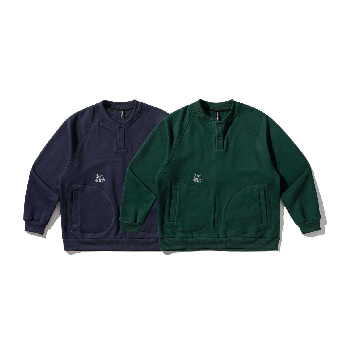 Fleece Lined Crewneck Hoodie with Letter Embroidery, Youth Trendy Pullover Sweatshirt