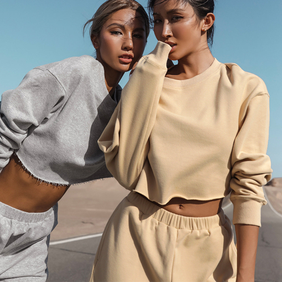 Casual Loose Sporty Hoodie Set for Women, 2-Piece Comfortable Sweatshirt
