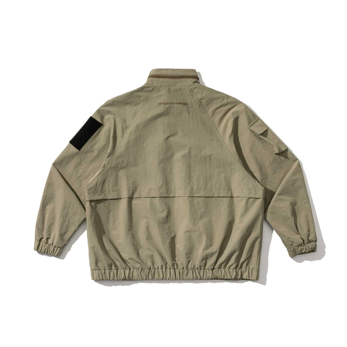 Outdoor functional windproof stand-up collar multi-pocket work jacket for men