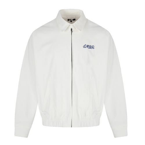 Animal ox letter embroidered lapel jacket jacket