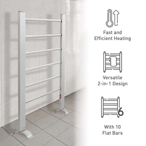 6-Bar Electric Towel Warmer