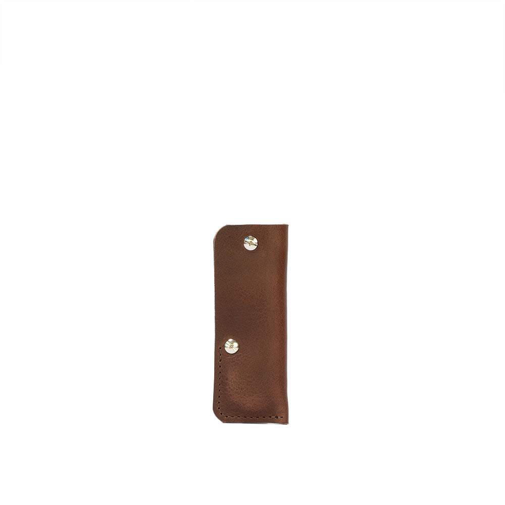 Leather Key Holder for AirTag - The Minimalist